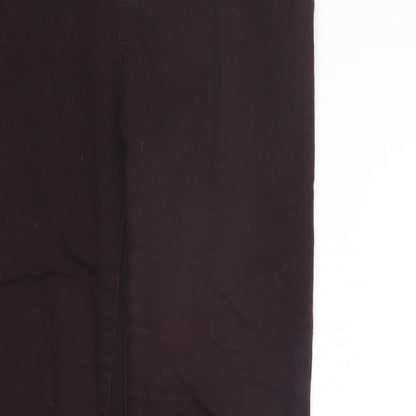 Womens UK Size 12 Dorothy Perkins Regular Fit  Purple Trousers