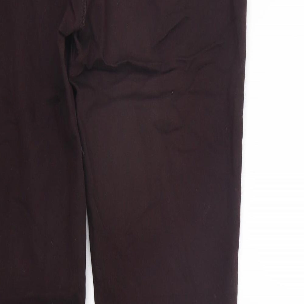 Womens UK Size 12 Dorothy Perkins Regular Fit  Purple Trousers