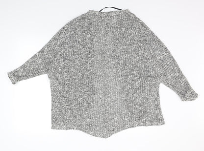 Womens UK Size S Atmosphere Grey Cardigan Jumper