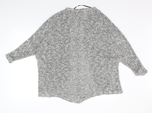 Womens UK Size S Atmosphere Grey Cardigan Jumper
