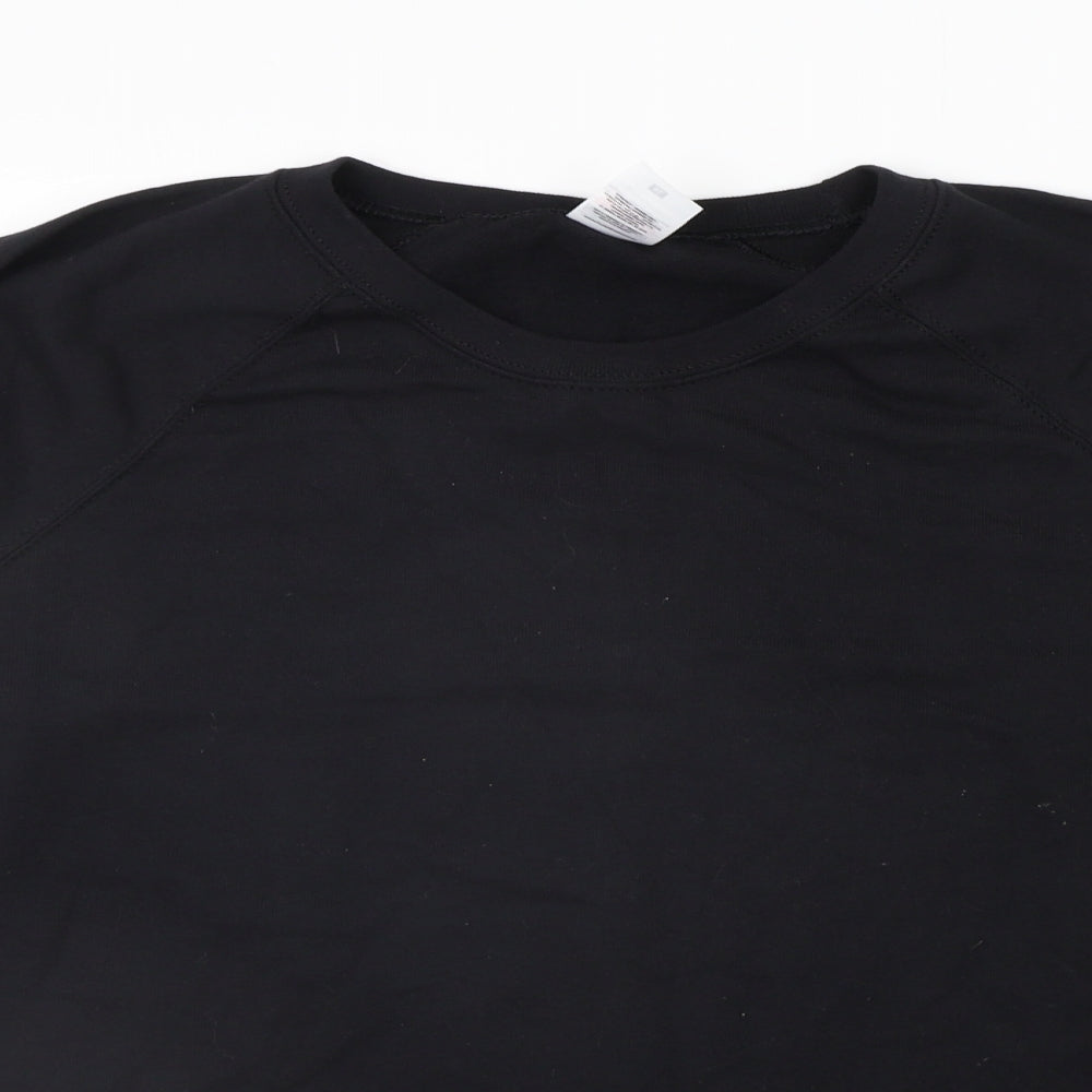 Fruit of the Loom Womens Black   Pullover Jumper Size XL