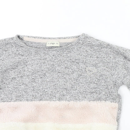 F&F Boys Grey   Pullover Jumper Size 2-3 Years  - washable mark
