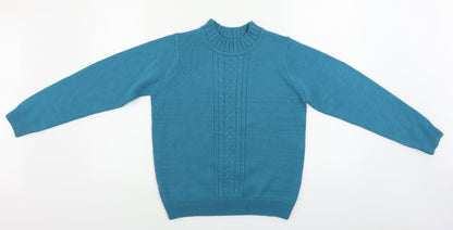 Womens UK Size S hle Blue Pullover Jumper