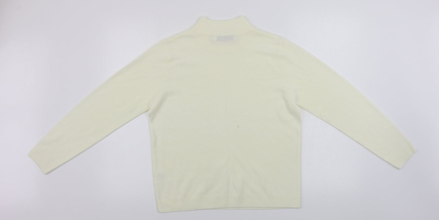 Womens UK Size 14 pure&natural Ivory Pullover Jumper
