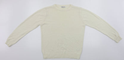 Womens UK Size 10 Berkertex Ivory Pullover Jumper