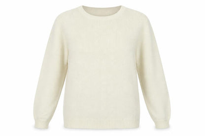 Womens UK Size 10 Berkertex Ivory Pullover Jumper