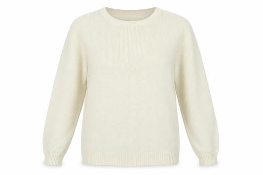 Womens UK Size 10 Berkertex Ivory Pullover Jumper