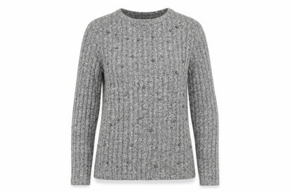 Womens UK Size 8 Papaya Grey Pullover Jumper
