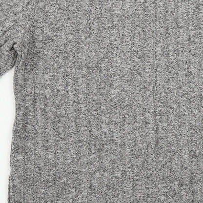 Womens UK Size 8 Papaya Grey Pullover Jumper