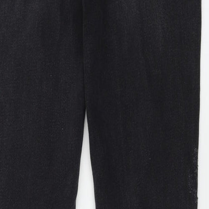 Womens UK Size 30 in Preworn Regular Fit Skinny Black Jeans