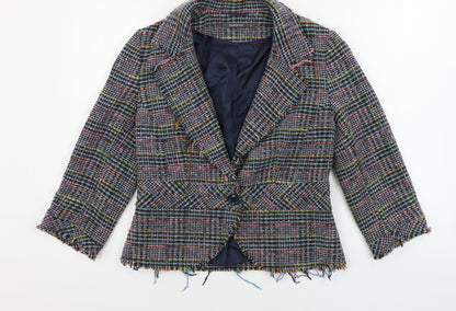 Womens UK Size 14 River Island Regular Grey Blazer