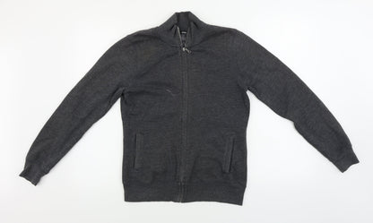 George Womens Grey   Full Zip Jumper Size 10