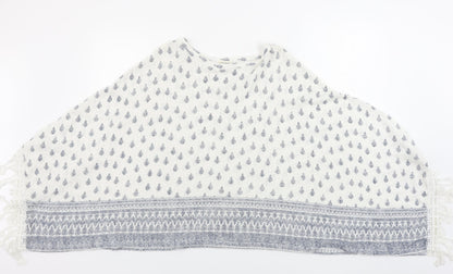 River Island  Womens White Floral  Pullover Jumper Size L