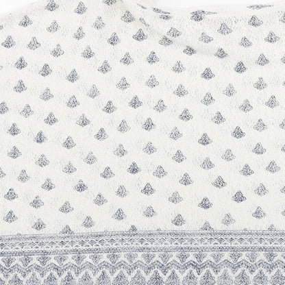 River Island  Womens White Floral  Pullover Jumper Size L