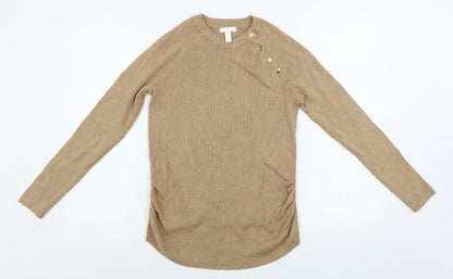 Womens UK Size M H&M Brown Pullover Jumper