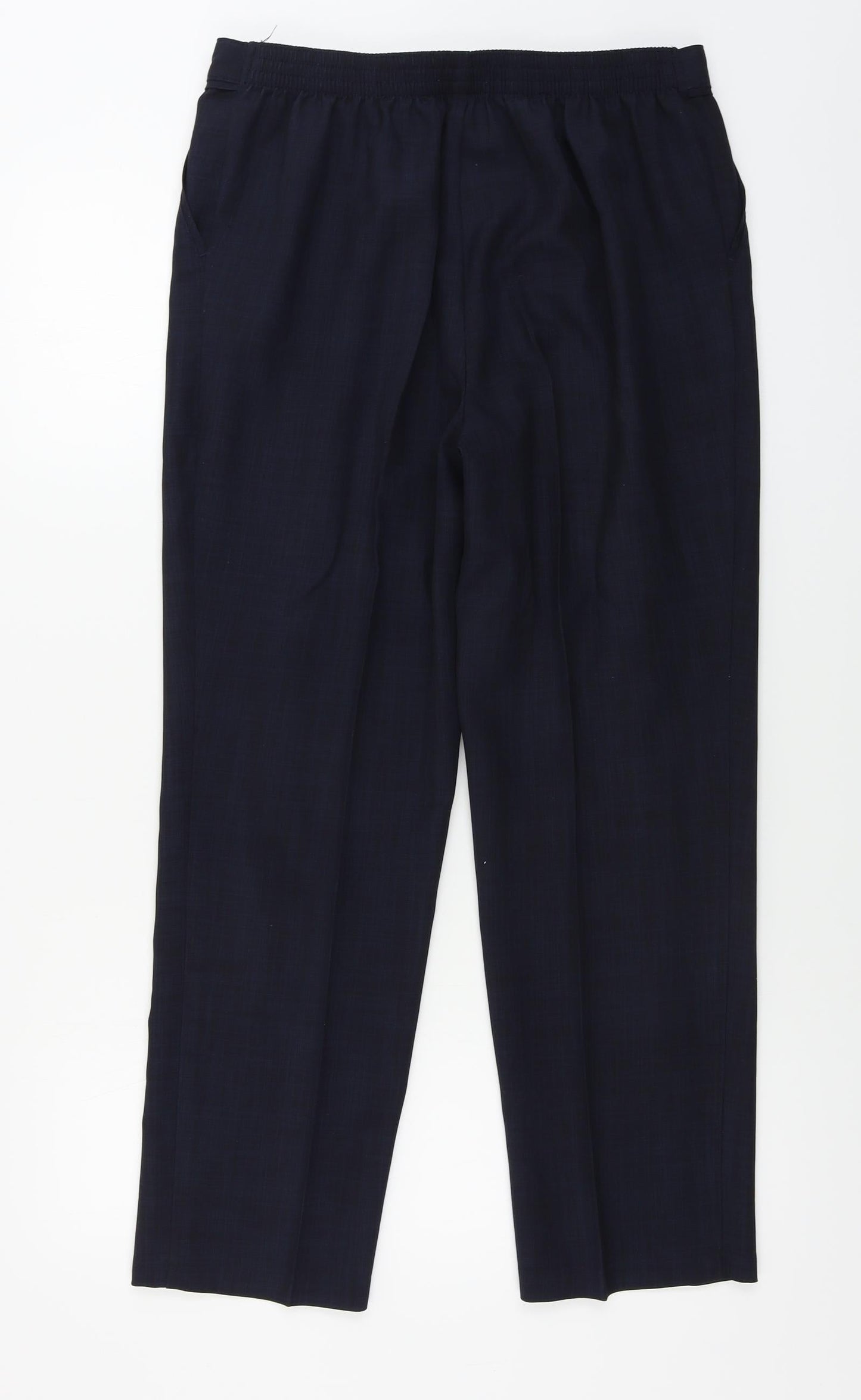 Womens UK Size 14 Marks and Spencer Regular Fit  Blue Trousers