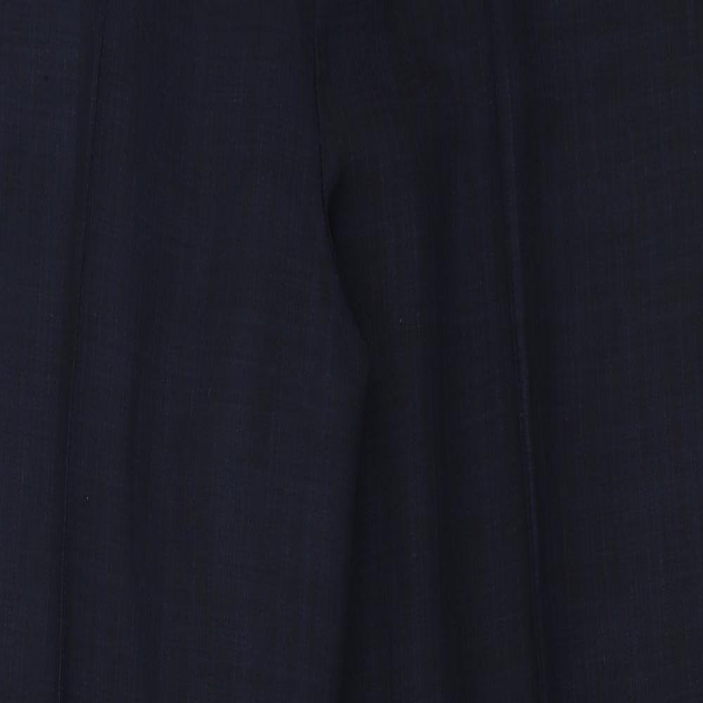 Womens UK Size 14 Marks and Spencer Regular Fit  Blue Trousers