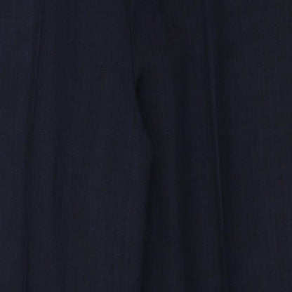 Womens UK Size 14 Marks and Spencer Regular Fit  Blue Trousers
