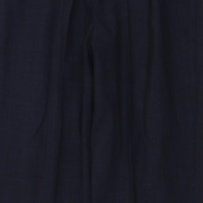 Womens UK Size 14 Marks and Spencer Regular Fit  Blue Trousers