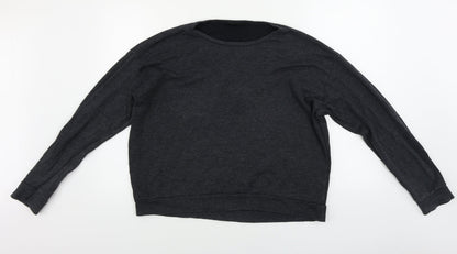 Womens UK Size 12 Topshop Grey Pullover Jumper
