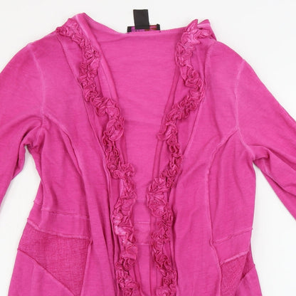 Creation Womens Pink   Cardigan Jumper Size 12