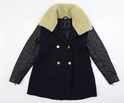 Womens UK Size 4 H&M Blue Gilet
