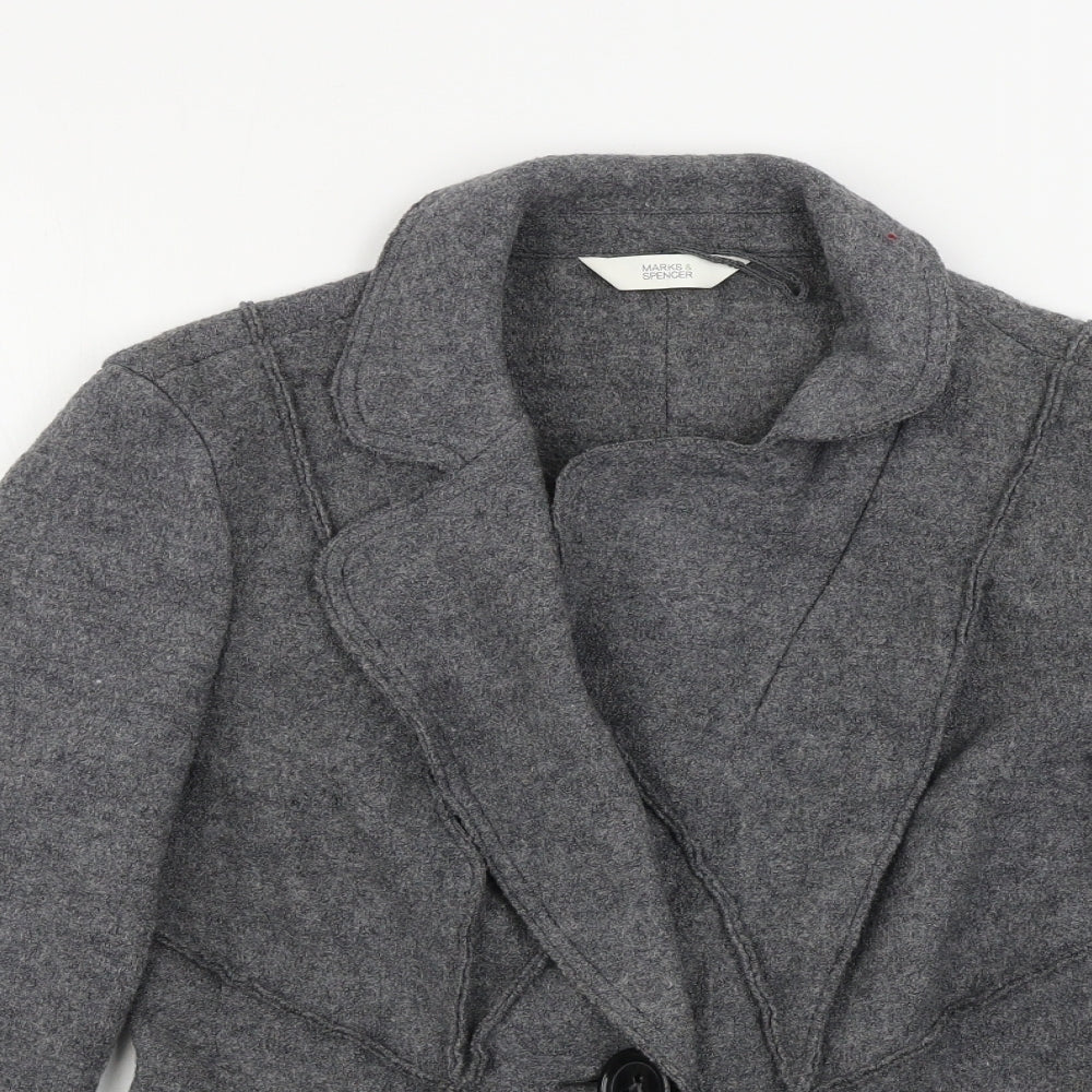 Womens UK Size 12 Marks and Spencer Grey Jacket
