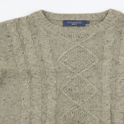 Atlantic Bay  Womens Brown   Pullover Jumper Size M