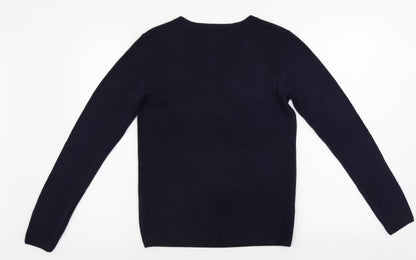 Womens UK Size 12 Atmosphere Blue Pullover Jumper