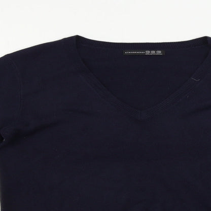 Womens UK Size 12 Atmosphere Blue Pullover Jumper