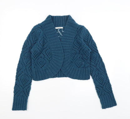 George Womens Blue   Wrap Jumper Size S