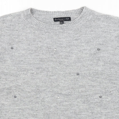 F&F Womens Grey   Pullover Jumper Size 8