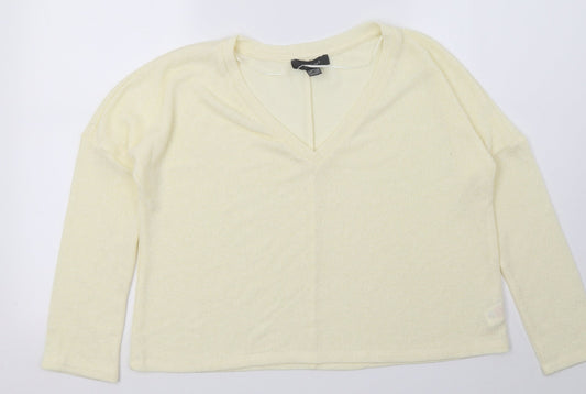 Primark Womens Ivory   Pullover Jumper Size 6