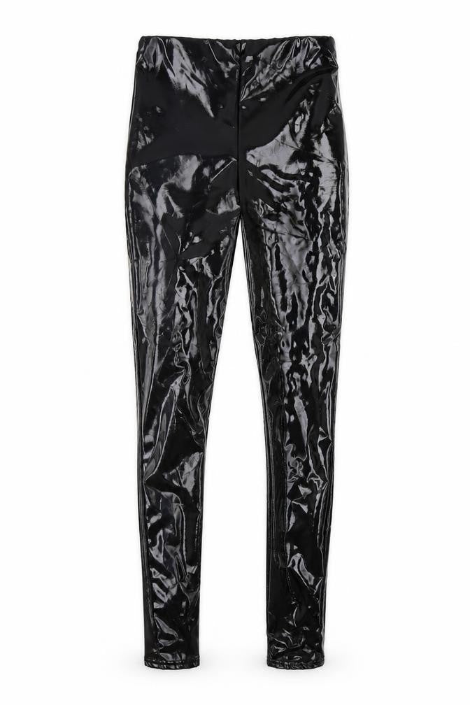 Womens UK Size 8 Rebellious Regular Fit Capri Black Trousers