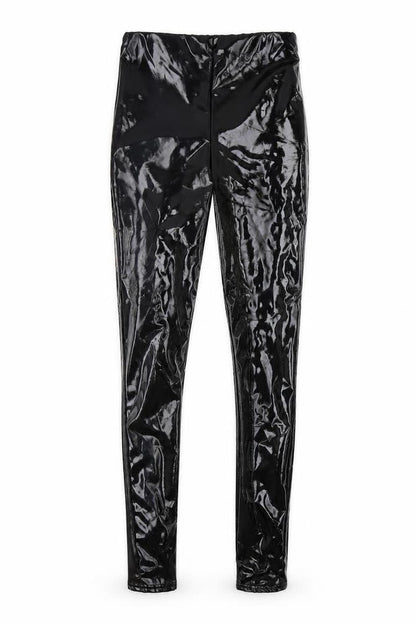 Womens UK Size 8 Rebellious Regular Fit Capri Black Trousers