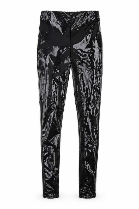 Womens UK Size 8 Rebellious Regular Fit Capri Black Trousers