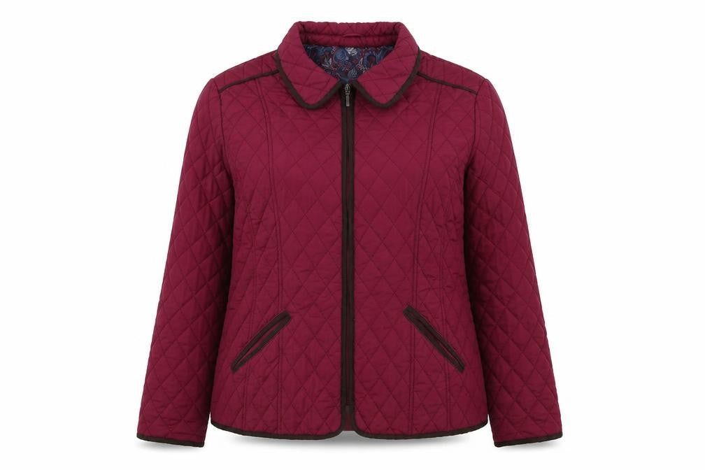 Womens UK Size 12 Julipa Red Quilted Coat