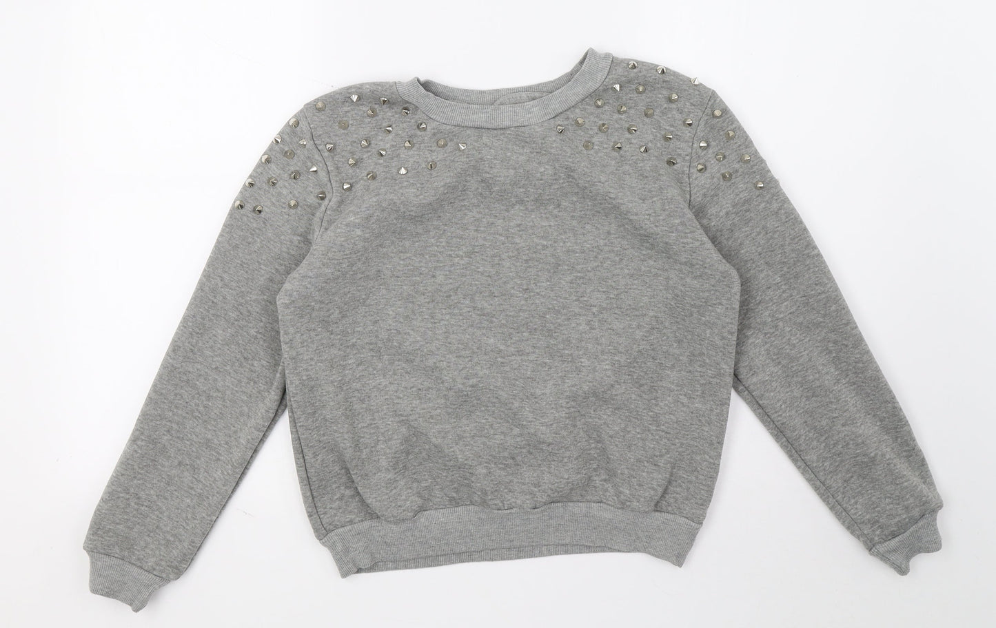 Womens UK Size S Preworn Grey Pullover Jumper