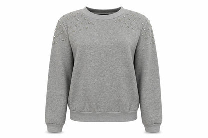 Womens UK Size S Preworn Grey Pullover Jumper