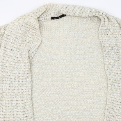 Womens UK Size L New Look White Wrap Jumper