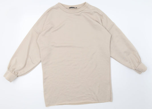 Boohoo Womens Pink   Pullover Jumper Size 12