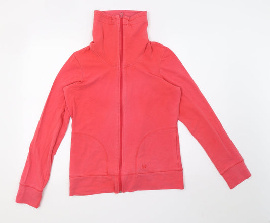 Womens UK Size 14 NEXT Pink Full Zip Jumper