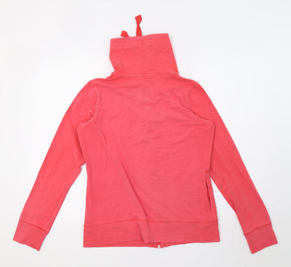 Womens UK Size 14 NEXT Pink Full Zip Jumper