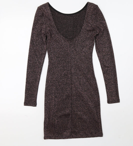 Divided Womens Purple   Bodycon  Size 6