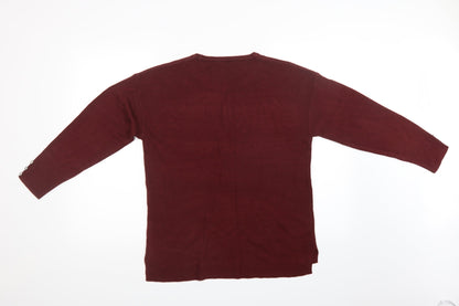 pep & co Womens Red   Pullover Sweatshirt Size 14
