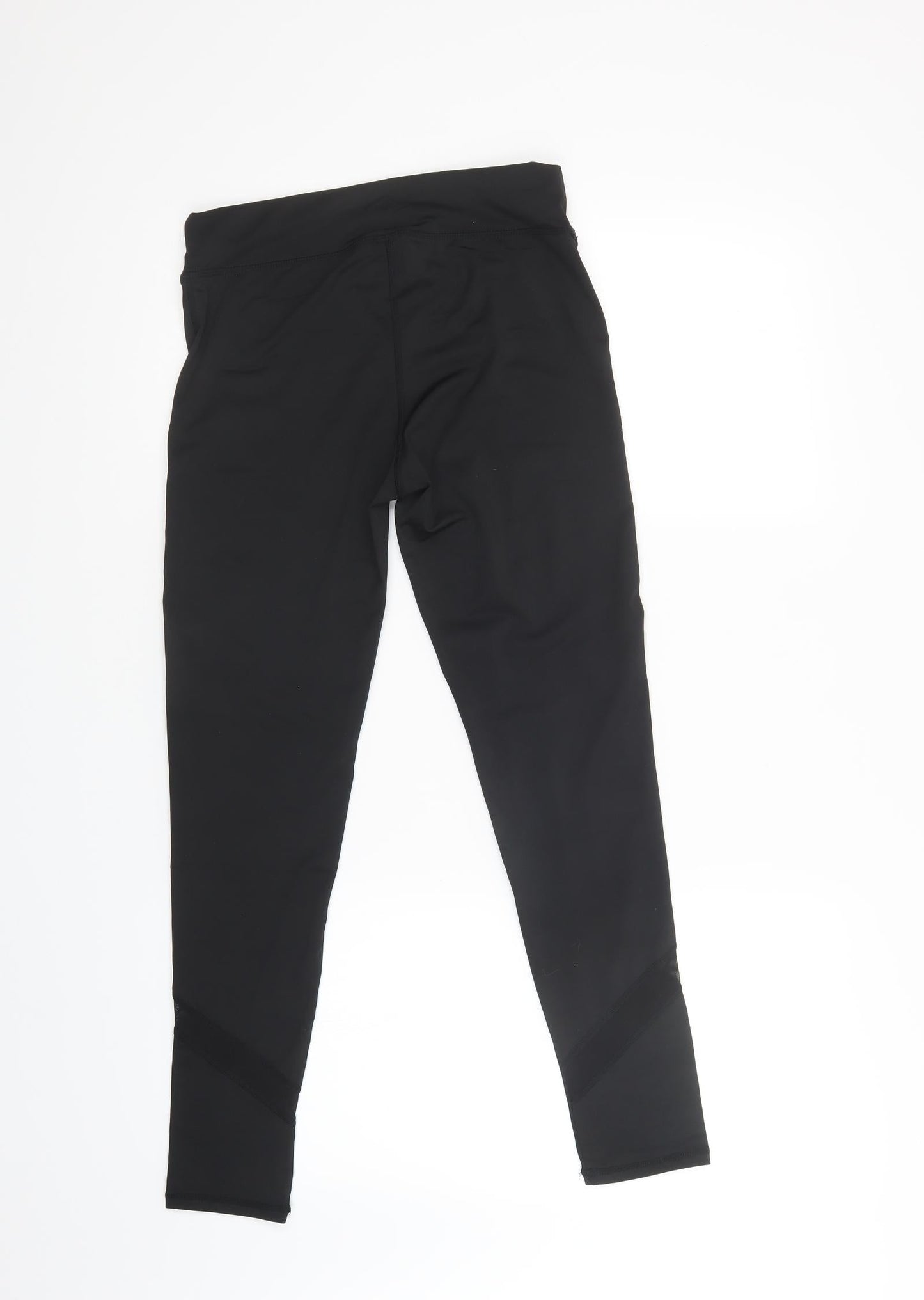 Womens UK Size S Preworn   Black Leggings