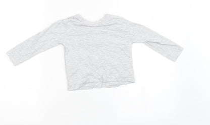 Primark Girls Grey   Pullover Sweatshirt Size 2-3 Years  - Christmas
