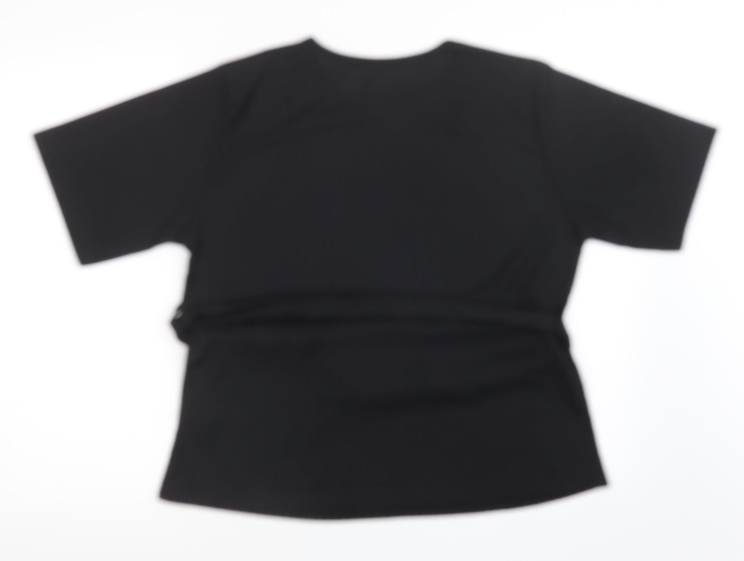 Boohoo Womens Black   Basic T-Shirt Size 12