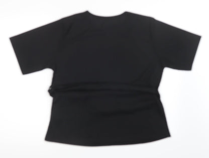 Boohoo Womens Black   Basic T-Shirt Size 12
