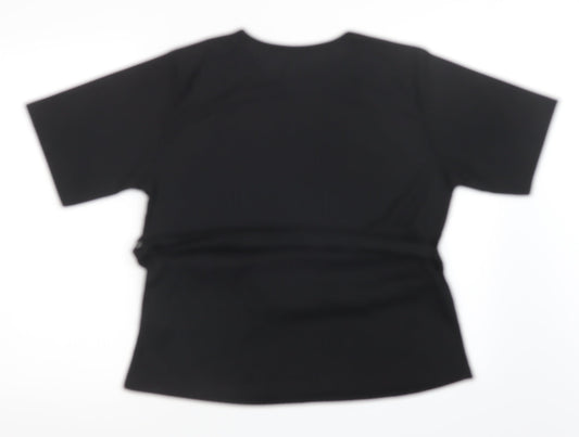 Boohoo Womens Black   Basic T-Shirt Size 12